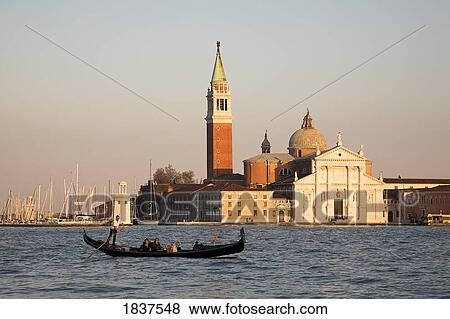 Stock Photo - View From St. Mark's Square Towards San Giorgio Maggiore; Venice, Italy. Fotosearch