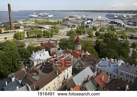 View From St Olav's Church Tower View Large Photo Image Stock Image - View From St Olav's Church Tower. Fotosearch