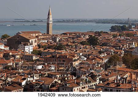 View From The Bell Tower In St. Mark's Square; Venice Italy View Large Photo Image Stock Photo - View From The Bell Tower In St. Mark's Square; Venice Italy. Fotosearch