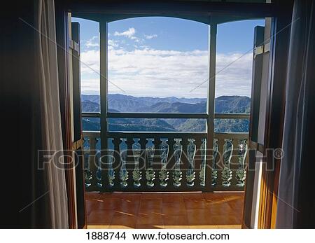 Picture - View From Window Towards Himalayas. Fotosearch