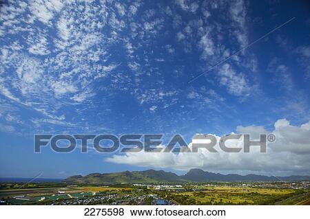 View of an urban area or resort on an hawaiian island; Na Pali coast of Kauai, Hawaii, United States of America View Large Photo Image Stock Photo - View of an urban area or resort on an hawaiian island; Na Pali coast of Kauai, Hawaii, United States of America. Fotosearch