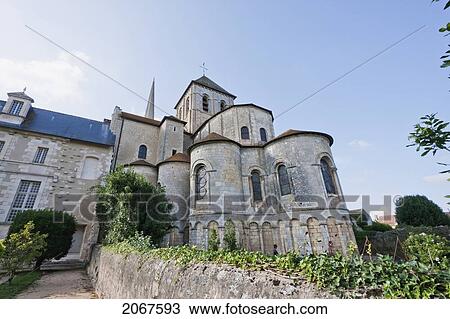 View Of Apse, Radiating Chapels And Crossing Tower Of The Abbey Church Of Saint-Savin Sur Gartempe From The Southeast, Saint-Savin Sur Gartempe, Vienne, France View Large Photo Image Stock Image - View Of Apse, Radiating Chapels And Crossing Tower Of The Abbey Church Of Saint-Savin Sur Gartempe From The Southeast, Saint-Savin Sur Gartempe, Vienne, France. Fotosearch