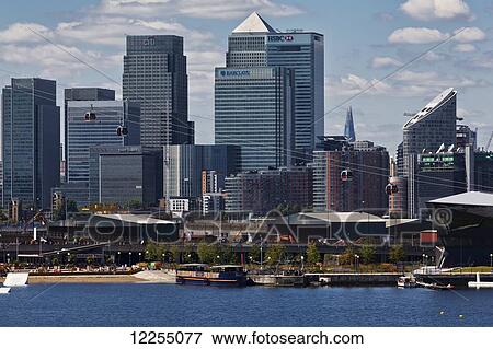 View of Canary Wharf from Royal Victoria Dock; London, England View Large Photo Image Stock Photo - View of Canary Wharf from Royal Victoria Dock; London, England. Fotosearch