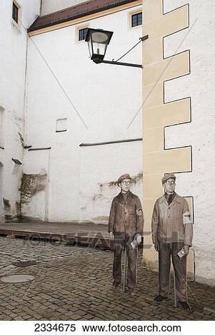 Stock Photography - View Of City Street Art; Colditz, Germany. Fotosearch