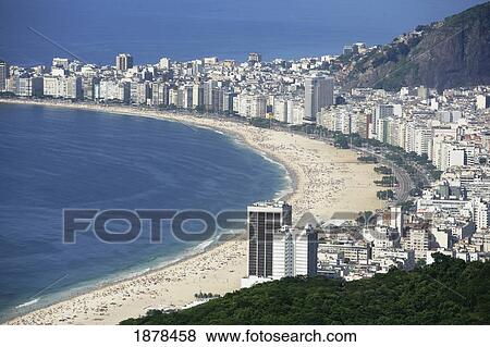 View Of Copacabana, Brazil View Large Photo Image Stock Photo - View Of Copacabana, Brazil. Fotosearch