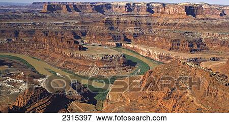 Stock Photo - View of Dead Horse Point; Utah, USA. Fotosearch