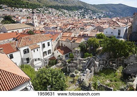 View Of Dubrovnik From Fort Minceta, Dubrovnik-Neretva, Croatia View Large Photo Image Stock Image - View Of Dubrovnik From Fort Minceta, Dubrovnik-Neretva, Croatia. Fotosearch