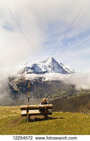 View of Eiger from First; Grindelwald, Bernese Oberland, Switzerland View Large Photo Image Stock Image - View of Eiger from First; Grindelwald, Bernese Oberland, Switzerland. Fotosearch