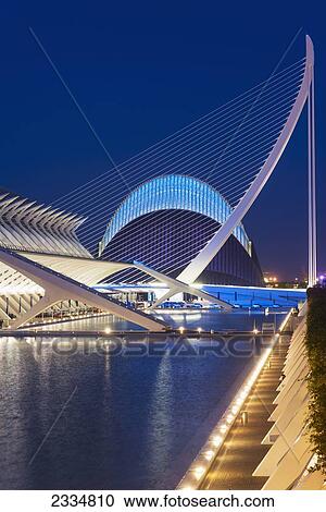 View Of El Pont De L'assut De L'or, L'agora And El Museu De Les Ciencies Principe Felipe In Ciudad De Las Artes Y Las Ciencias (City Of Arts And Sciences); Valencia, Spain View Large Photo Image Stock Image - View Of El Pont De L'assut De L'or, L'agora And El Museu De Les Ciencies Principe Felipe In Ciudad De Las Artes Y Las Ciencias (City Of Arts And Sciences); Valencia, Spain. Fotosearch