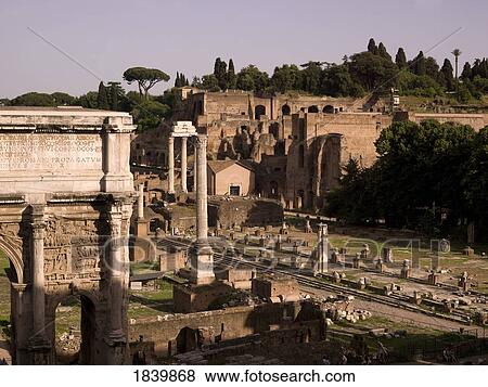 View Of Forum Romanum; Rome, Italy View Large Photo Image Stock Photo - View Of Forum Romanum; Rome, Italy. Fotosearch