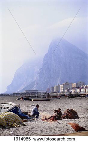 Stock Photography - View Of Gibraltar Rock. Fotosearch