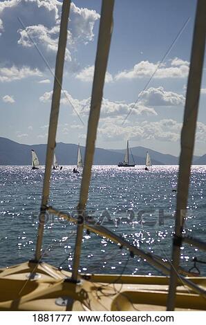 View Of Ionian Sea And Islands From Holiday Resort On Lefkas. View Large Photo Image Stock Photo - View Of Ionian Sea And Islands From Holiday Resort On Lefkas.. Fotosearch