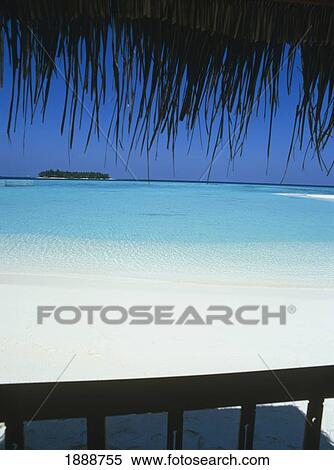 View Of Island And White Sand Beaches View Large Photo Image Stock Photography - View Of Island And White Sand Beaches. Fotosearch