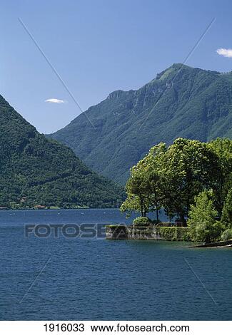 View Of Lake Como And Mountains View Large Photo Image Stock Image - View Of Lake Como And Mountains. Fotosearch