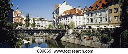 View Of Ljubljana View Large Photo Image Stock Photo - View Of Ljubljana. Fotosearch