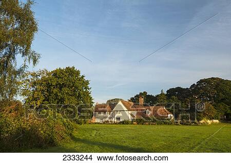 View Of Medieval House; Great Wilbraham, Camrbridgeshire, United Kingdom View Large Photo Image Picture - View Of Medieval House; Great Wilbraham, Camrbridgeshire, United Kingdom. Fotosearch