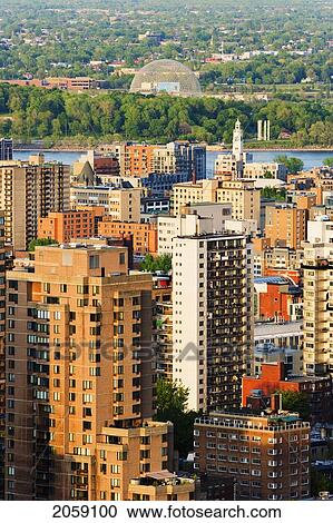 View Of Montreal From Mount Royal At Sunset, Montreal, Quebec View Large Photo Image Stock Image - View Of Montreal From Mount Royal At Sunset, Montreal, Quebec. Fotosearch