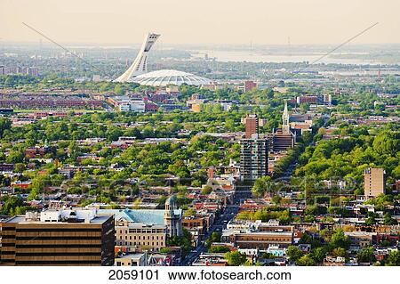 View Of Montreal From Mount Royal At Sunset, Montreal, Quebec View Large Photo Image Stock Image - View Of Montreal From Mount Royal At Sunset, Montreal, Quebec. Fotosearch