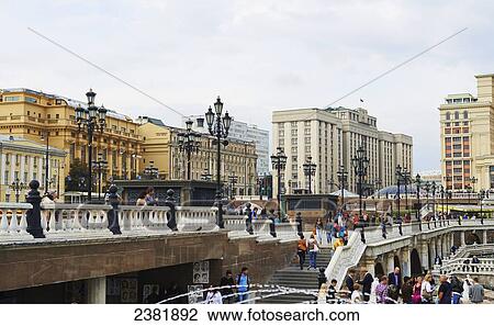 View of Moscow near Alexander Garden and the Kremlin; Moscow, Russia View Large Photo Image Stock Image - View of Moscow near Alexander Garden and the Kremlin; Moscow, Russia. Fotosearch