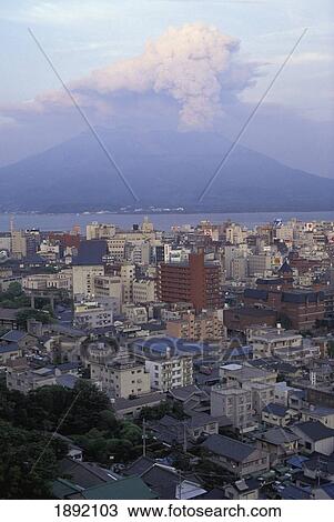 View Of Mount Sakurajima View Large Photo Image Stock Image - View Of Mount Sakurajima. Fotosearch