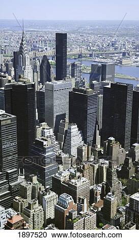 Stock Image - View Of New York City; New York City, New York, United States Of America. Fotosearch