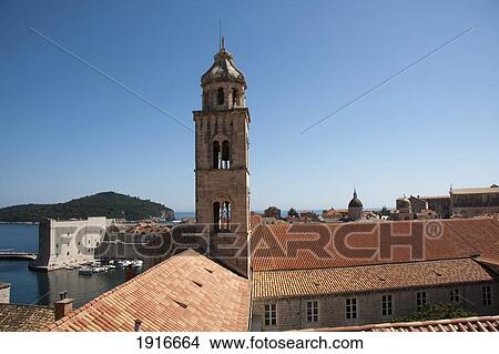 Picture - View Of Old Town (Stari Grad) From The City Walls. Fotosearch