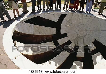 Stock Image - View Of People's Feet At Observatory. Fotosearch