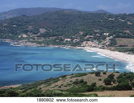 View Of Pero Beach And Turquoise Sea View Large Photo Image Stock Image - View Of Pero Beach And Turquoise Sea. Fotosearch