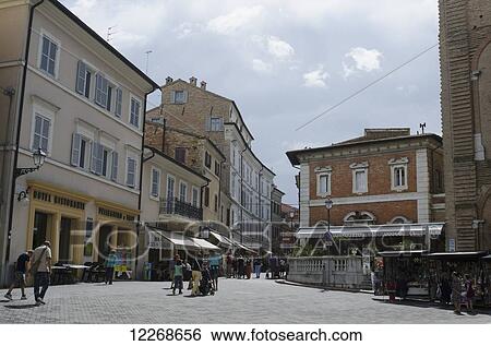 View of Piazza delle Madonna; Loreto, Marche, Italy View Large Photo Image Stock Photograph - View of Piazza delle Madonna; Loreto, Marche, Italy. Fotosearch