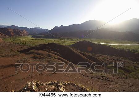 Stock Photography - View of Quebrada de las Conchas from Tres Cruces, Valles Calchaquies, Salta, Argentina. Fotosearch