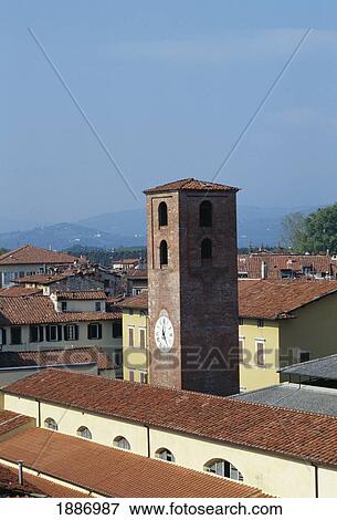 View Of Rooftops, Torre Delle Ore View Large Photo Image Stock Photo - View Of Rooftops, Torre Delle Ore. Fotosearch