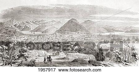 View Of San Francisco And Its Bay In The 1850's. From L'univers Illustre, Published Paris 1858. View Large Photo Image Stock Photo - View Of San Francisco And Its Bay In The 1850's. From L'univers Illustre, Published Paris 1858.. Fotosearch
