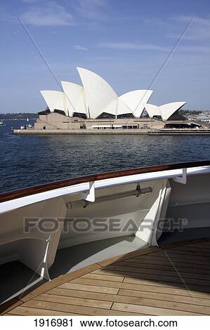 View Of Sydney Opera House Taken From Deck Of Cruise Ship View Large Photo Image Stock Image - View Of Sydney Opera House Taken From Deck Of Cruise Ship. Fotosearch