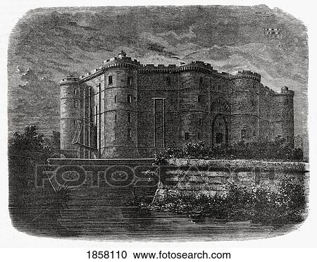 View Of The Bastille, France. From Histoire De La Revolution Francaise By Louis Blanc. View Large Photo Image Stock Image - View Of The Bastille, France. From Histoire De La Revolution Francaise By Louis Blanc.. Fotosearch