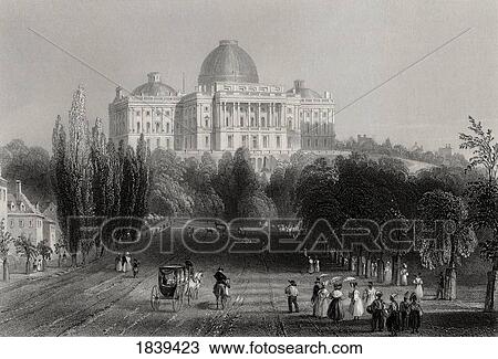 View Of The Capitol Building At Washington Usa From A 19Th Century Print Engraved By C J Bentley After W H Bartlett View Large Photo Image Stock Image - View Of The Capitol Building At Washington Usa From A 19Th Century Print Engraved By C J Bentley After W H Bartlett. Fotosearch