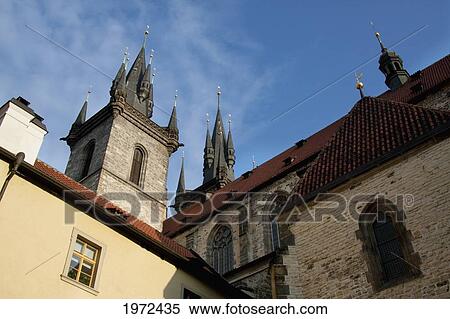 View Of The Church Of Our Lady Before Tyn, Prague, Czech Republic View Large Photo Image Stock Photography - View Of The Church Of Our Lady Before Tyn, Prague, Czech Republic. Fotosearch