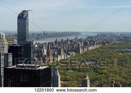 View of the city and Central park; New York City, New York, United States of America View Large Photo Image Stock Image - View of the city and Central park; New York City, New York, United States of America. Fotosearch