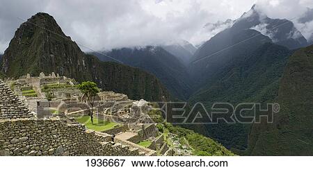 View Of The Historic Inca Site Machu Picchu; Peru View Large Photo Image Stock Photo - View Of The Historic Inca Site Machu Picchu; Peru. Fotosearch