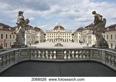 View Of The Ludwigsburg Palace From The Courtyard Balcony; Ludwigsburg Baden-Wurttemberg Germany View Large Photo Image Stock Photograph - View Of The Ludwigsburg Palace From The Courtyard Balcony; Ludwigsburg Baden-Wurttemberg Germany. Fotosearch