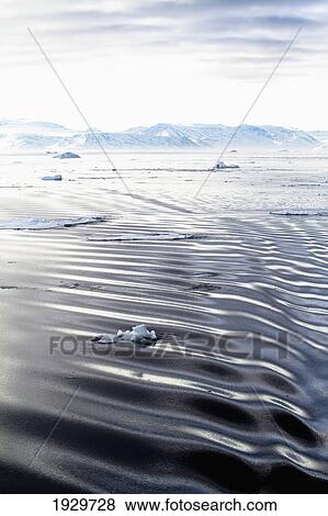 Stock Photo - View Of The Mountainous West Coast Of Greenland. Greenland.. Fotosearch
