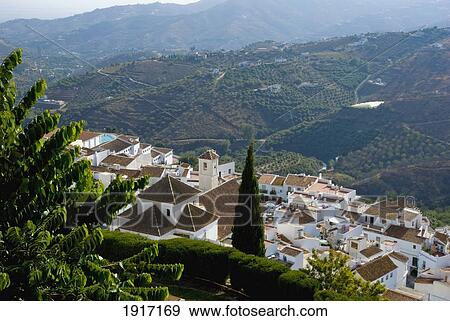 Stock Photo - View Of Town. Fotosearch