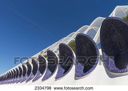 View Of Umbracle In Ciudad De Las Artes Y Las Ciencias (City Of Arts And Sciences); Valencia, Spain View Large Photo Image Stock Photo - View Of Umbracle In Ciudad De Las Artes Y Las Ciencias (City Of Arts And Sciences); Valencia, Spain. Fotosearch