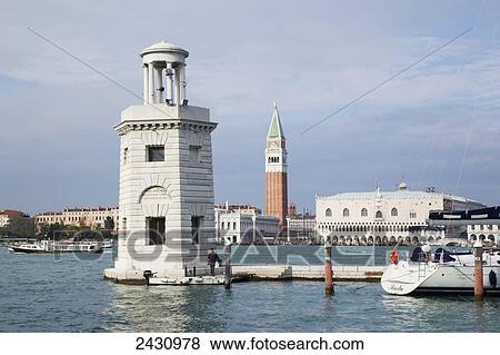 Stock Photo - View of Venice from San Giorgio Maggiore; Venice, Italy. Fotosearch