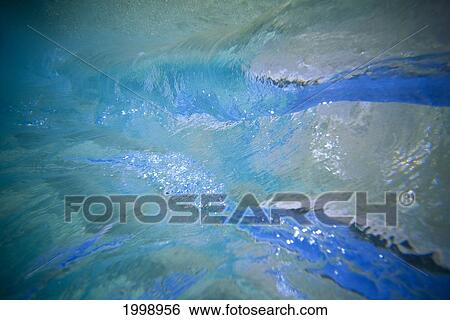 View Of Wave From Underwater, Blue Green And Turquoise B1471 View Large Photo Image Stock Photograph - View Of Wave From Underwater, Blue Green And Turquoise B1471. Fotosearch