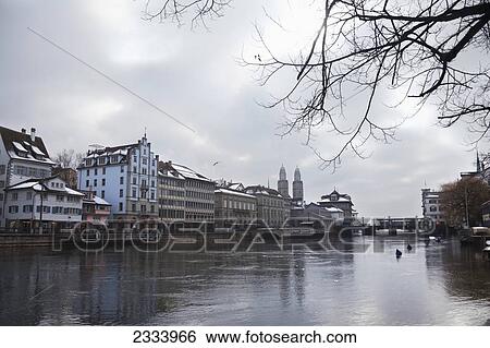 View Of Zurich; Switzerland View Large Photo Image Stock Photograph - View Of Zurich; Switzerland. Fotosearch