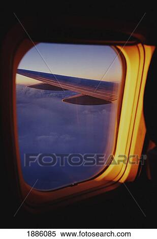 View Out Of Airplane Window View Large Photo Image Stock Photography - View Out Of Airplane Window. Fotosearch