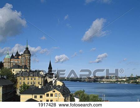 Stock Photo - View Over Sodermalm. Fotosearch