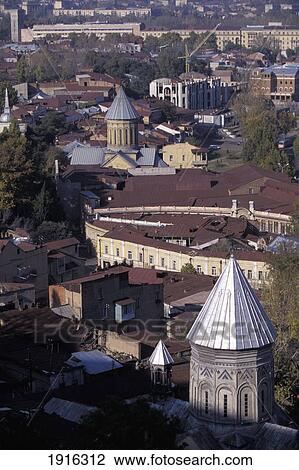 Stock Image - View Over Tblisi. Fotosearch