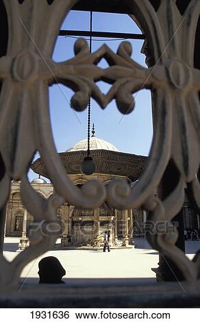 View Through A Gate Of A Fountain In Muhammad Ali Mosque Courtyard, Citadel, Cairo, Egypt; The Citadel, Cairo, Egypt View Large Photo Image Stock Photograph - View Through A Gate Of A Fountain In Muhammad Ali Mosque Courtyard, Citadel, Cairo, Egypt; The Citadel, Cairo, Egypt. Fotosearch