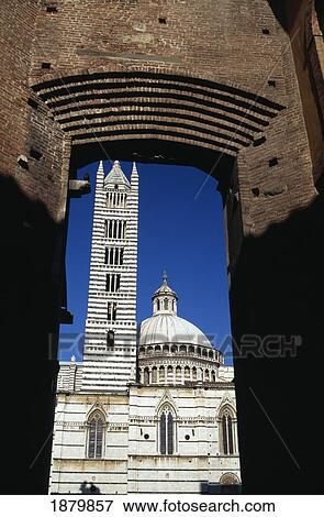 Stock Photo - View Through Archway Of Duomo. Fotosearch